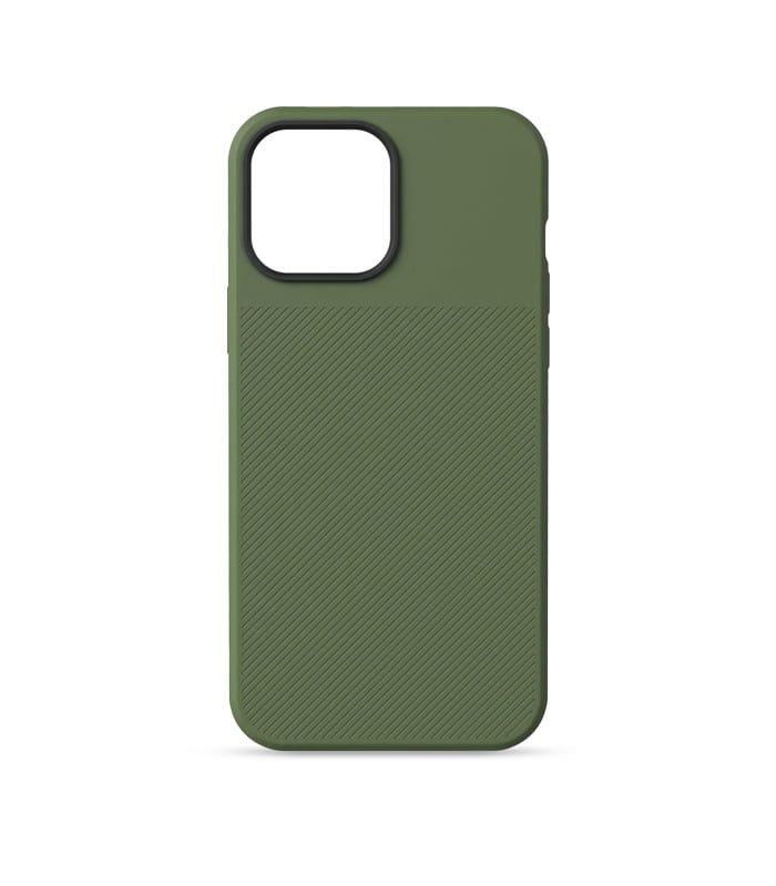 green-case-back iPhone 12 Pro Moment Case – Olive - Imagen 1